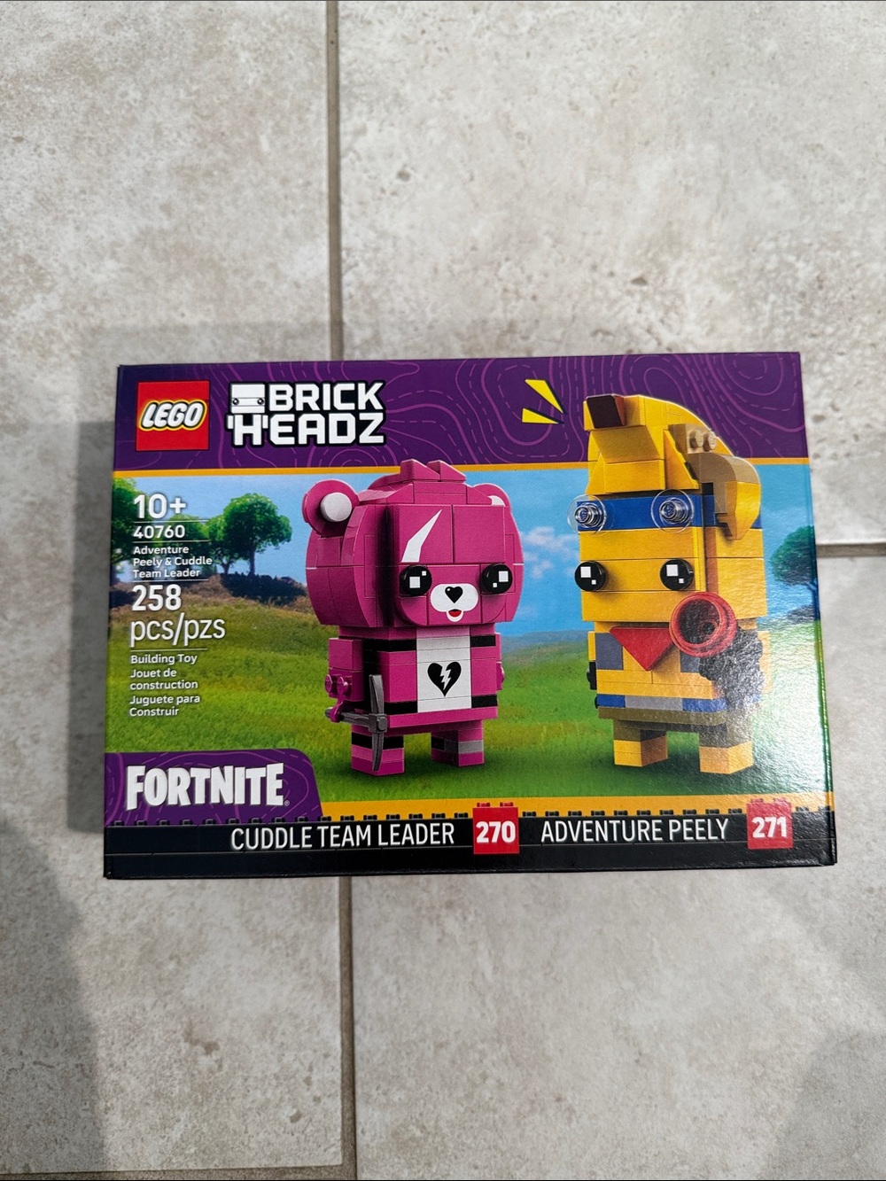 LEGO BrickHeadz Fortnite Cuddle Team Leader / Peely NWT 40760